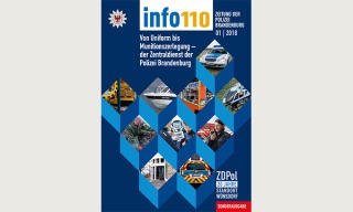 Titelblatt zur neuen Ausgabe der Info 110 Ausgabe 1/2018