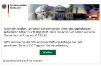 Betrügerische E-Mail
