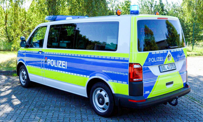FuStkw VW Transporter Heckansicht